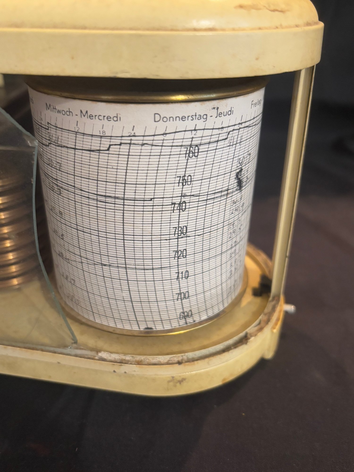 Antique Taylor Instrument Co Weather Forecast Stormograph, Germany ...
