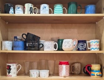 Cabinet Full Of Mugs