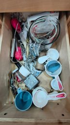 Drawer Full Of Kitchen Items