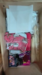 Drawer Of Kitchen Towels, Napkins And Skewers...
