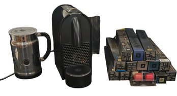 Nespresso Machine With Pods And Coffee Grinder