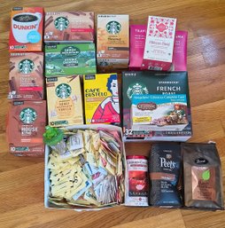 K Cups, Ground Coffee, And Tea..