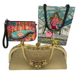 3 Small Vintage Handbags (MB)