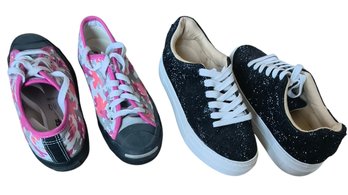 Betsy Johnson And Converse Sneakers Size 7