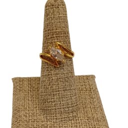 14K HGE Ring  Sz 7