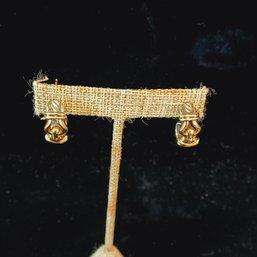 David Yurman Buckle Hoop Earrings 925 & 585