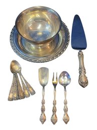 Reed & Barton, Roger & Hamilton Silverplate Spoons And Serving Dish