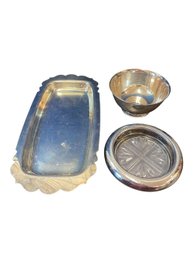 Vintage Silver Plated Tableware Items