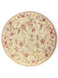 Safavieh Chelsea Collection Ivory Floral Round Rug