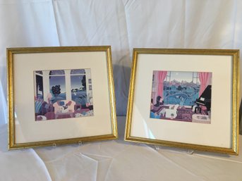 Pair Of Framed Art
