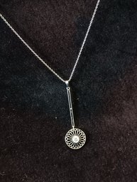 Antique Platinum And Diamond Necklace