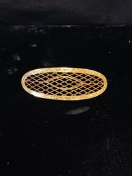 19c Antique 14k Yellow Gold Barrette