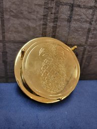 Set Of 6 Pineapple Coasters With Holder