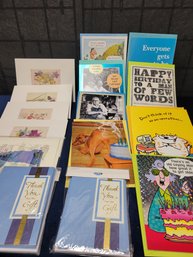 Assorted Cards: Blank, Funny Birthday, Thank You