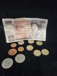 Foreign Currency: Pounds, Pence, Shilling And Penny