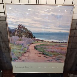 Poster: 'Path To The Beach' By Marcia Burtt