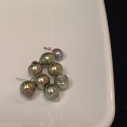 Tahitian 'Peacock ' Pearls (8)