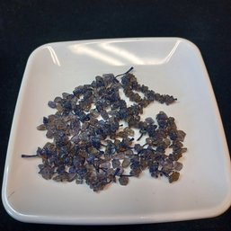 Lolite (?) Rough Beads, Broken Necklace