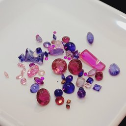 Pinks & Purples: Semiprecious, Crystals,  Beads, Cabochons