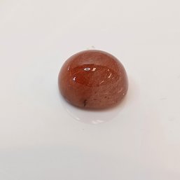 Lg Cabochon Pink/Purple Agate(?) Quartz (?)