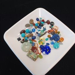 Mixed Stones, Beads, Crystals & Plastics