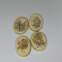 Antler Scrimshaw Discs