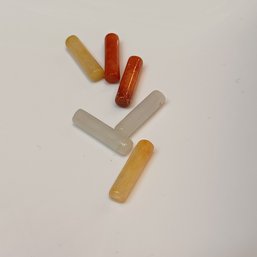 6 Column Beads, Undrilled