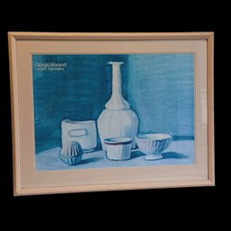 Framed Gallery Exhibit Poster For Giorgio Morandi (laundry)