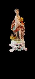 Bow Porcelain Figurine Replica, Modeled From Mid 18th C