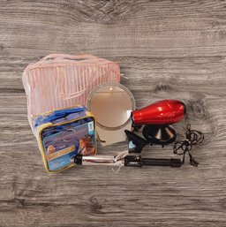 Hair Styling Set And Make-up Mirror