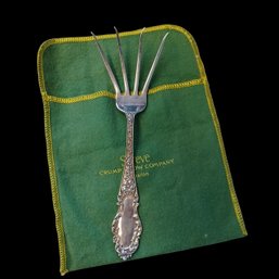 Antique Hamilton & Deisinger Sterling Serving Fork