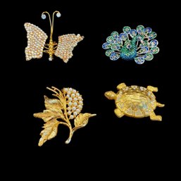 Vintage Costume Brooches (4)