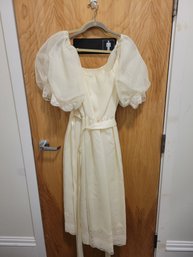 Pair Of Vintage Ivory Bridesmaids Dresses