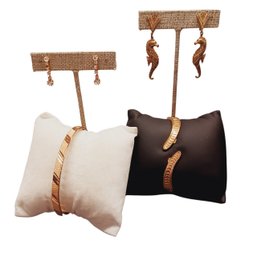 Goldtone Jewelry Suite: Monet & Unbranded (Spain)