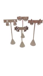 Jane Craft Sterling,  Erwin Pearl, Giovanni And Alice Vintage Earrings