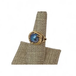 14k And Tahitian Mabe Pearl, Size 7