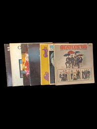 8 Original Vinyl Jacket Covers For: The Doors, The Beatles, And More...