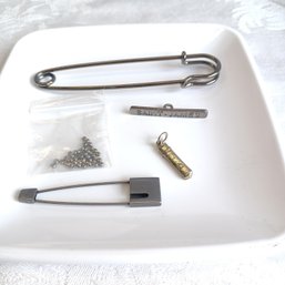 Costume Beads, Pendants And Vintage Skirt Pins