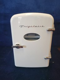 6 Can White Frigidaire Mini Fridge