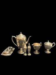 6 Piece Silver Plate