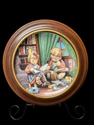 Hummel: Budding Scholars Framed Plate