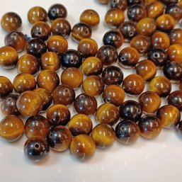 Tigers Eye Beads, 7mm