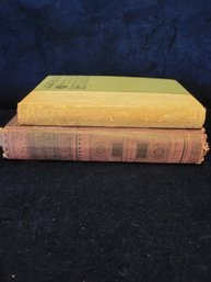 Two Poetry Books From Late 1800's Elizabeth Barrett Browning & The Leading Poets Of The Age