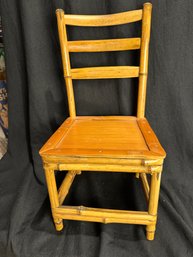 Childs Or Doll Bamboo Chair