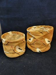 2 Decorative Pot/Planter Covers