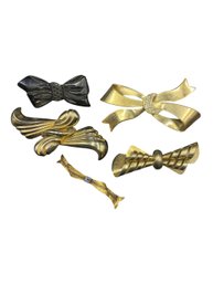 Assorted Costume Bow Brooches