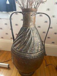 Vintage Copper Floor Vessel