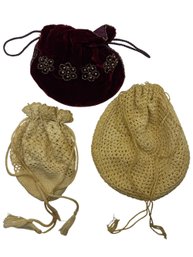 Vintage Draw String Bags