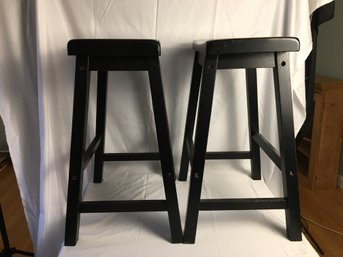 Pair Of Saddle Stools
