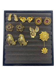 Large Assortment Vintage Costume Jewelry: Panetta, Nucci, Capri